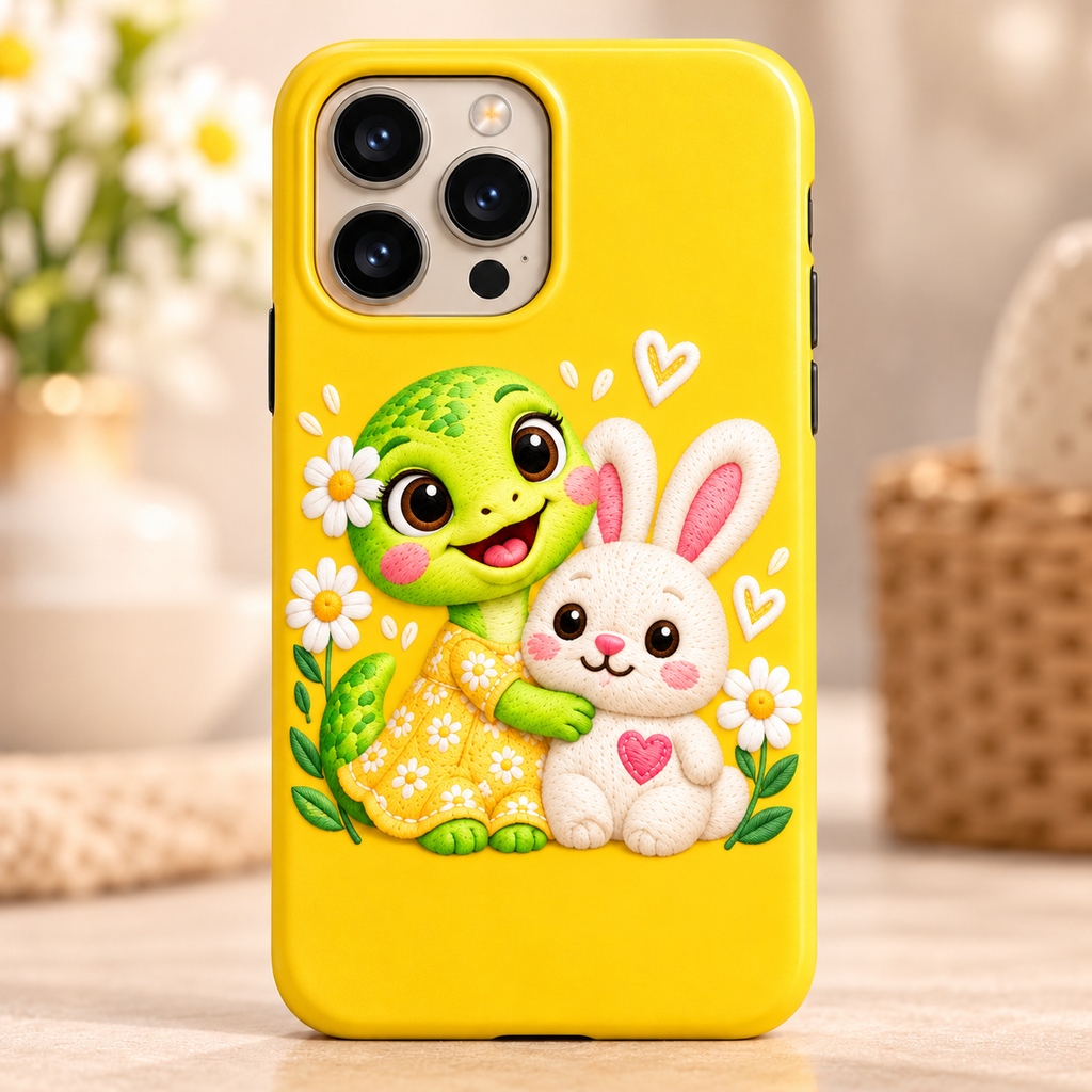 Liri and Bunny Yellow Floral phone case